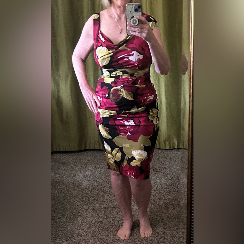 Floral print dress